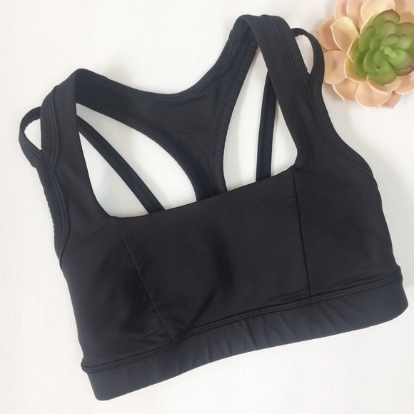lululemon athletica Tops - Lululemon | Black Racerback Sports Bra Sz 2 lululemon athletica Tops - Lululemon | Black Racerback Sports Bra Sz 2